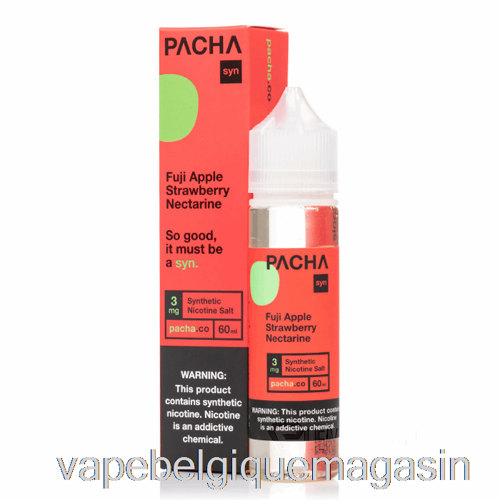 Vape Belgique Pomme Fuji Fraise Nectarine - Pachamama - 60ml 3mg